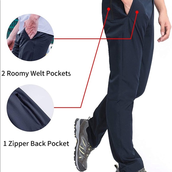 Blue Water Resistant Slim Pants size 29 - Picture 4 of 4